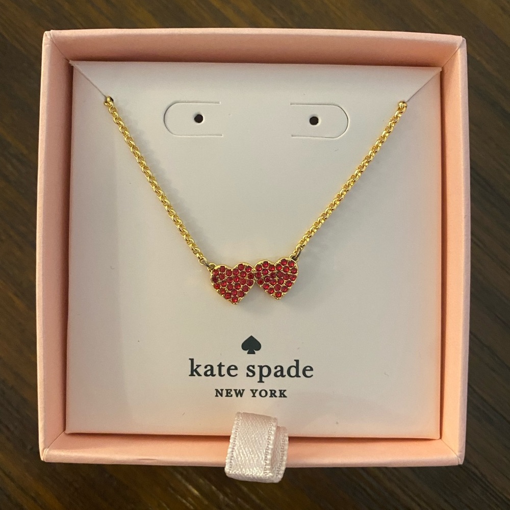Kate Spade Double Heart Necklace